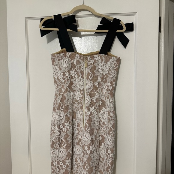 Bronx & Banco White Lace Midi Dress, XS - Picture 4 of 6